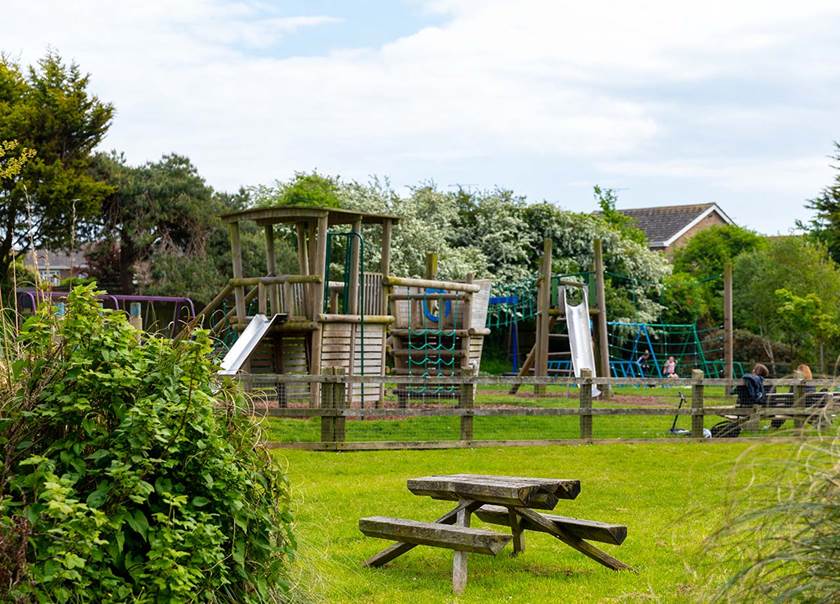 Playground outside.