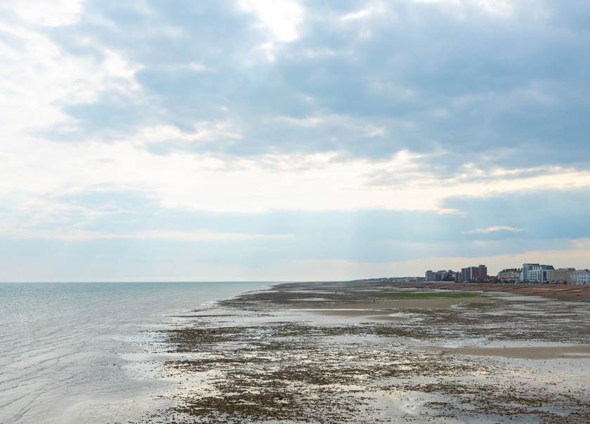 Seafront in Worthing UK.